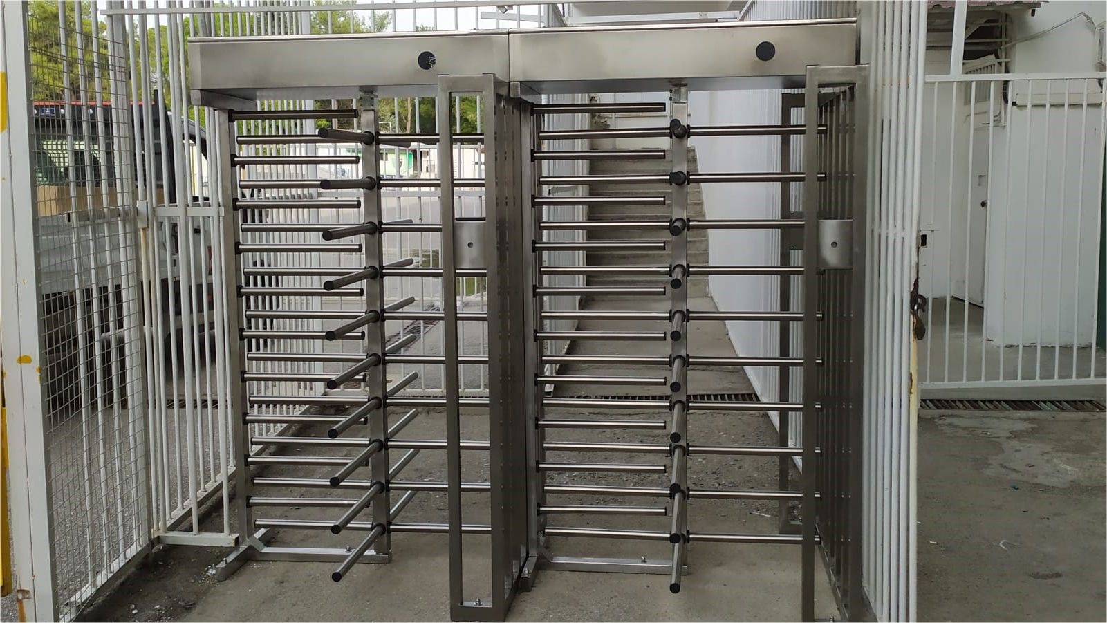 Projet de tourniquet en acier inoxydable pour stade