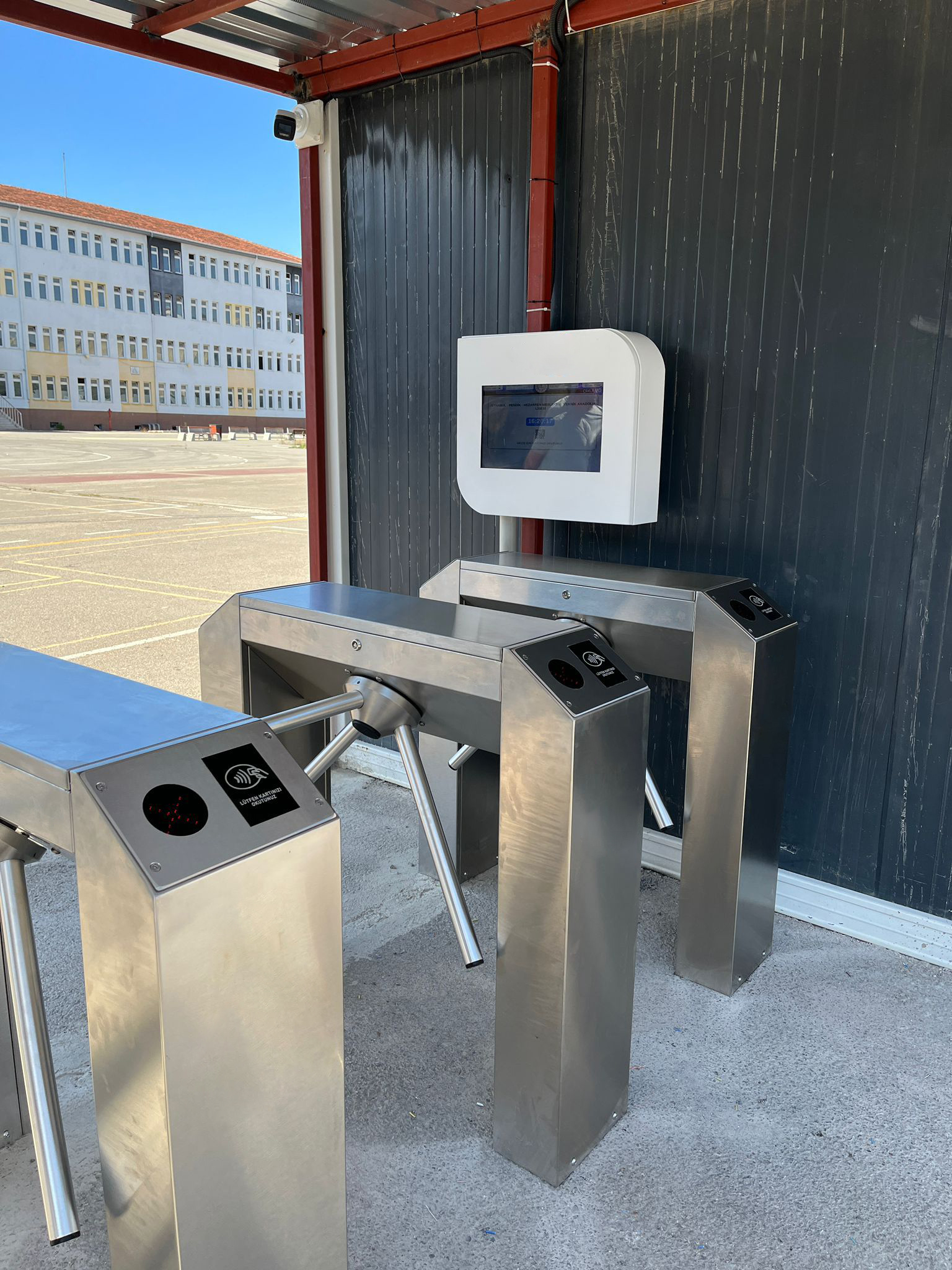 High School Campus Turnstile Access Control System