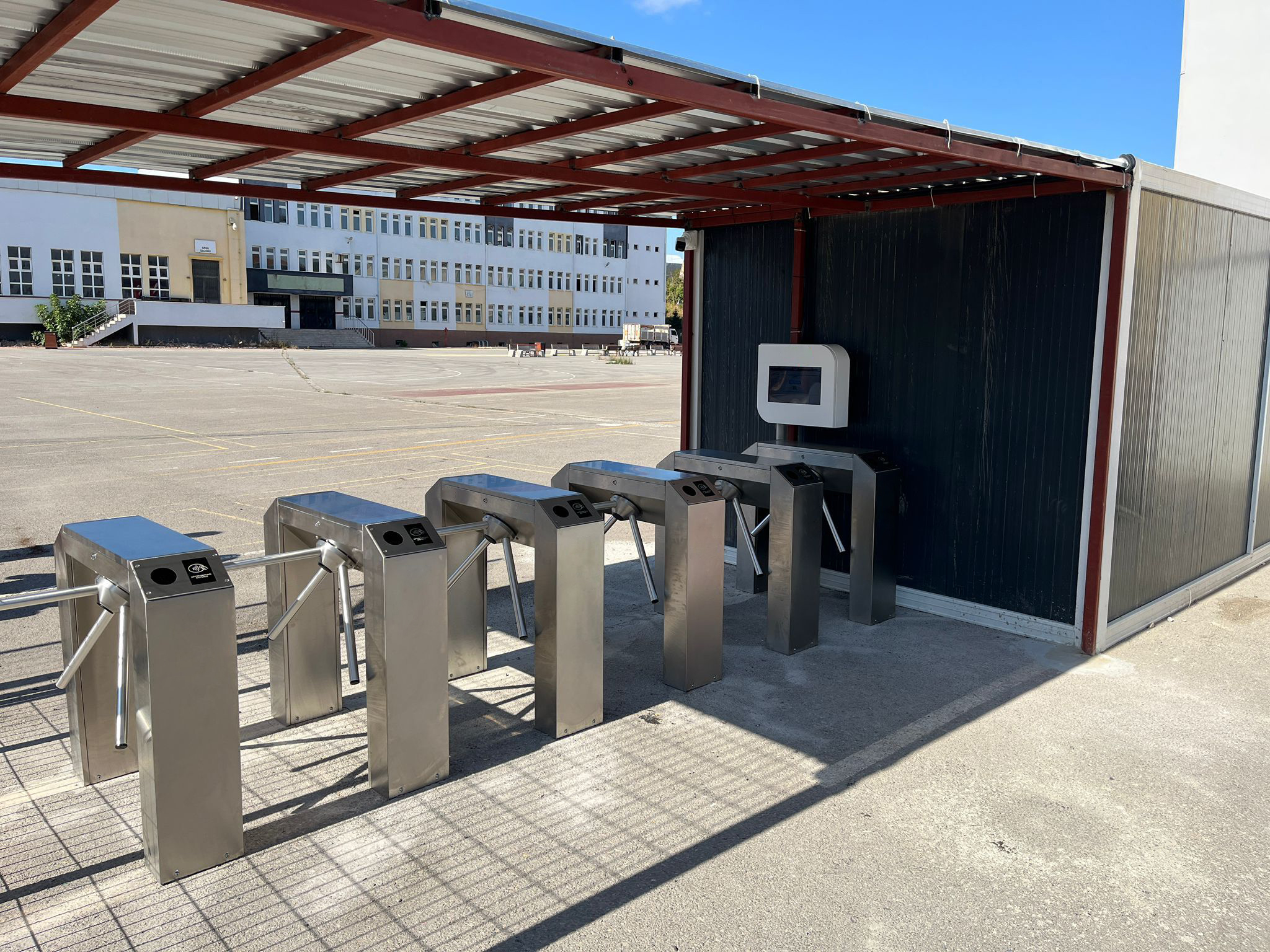 High School Campus Turnstile Access Control System