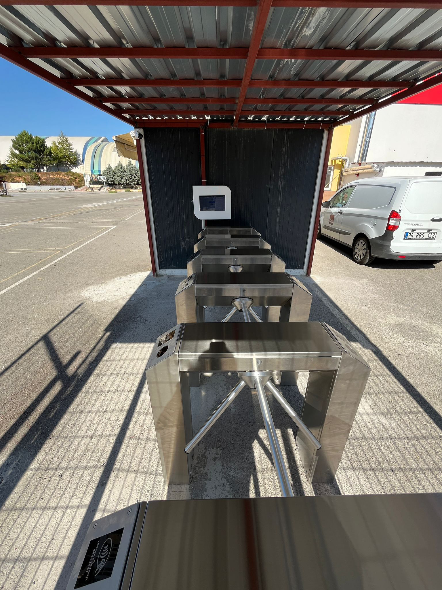 High School Campus Turnstile Access Control System
