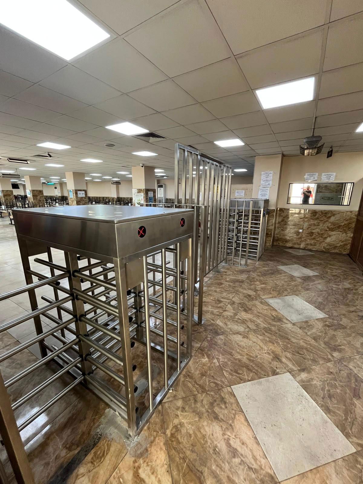 Mercedes-Benz Türk Aksaray Truck Factory Cafeteria Full-Height Turnstile & Card Access Project