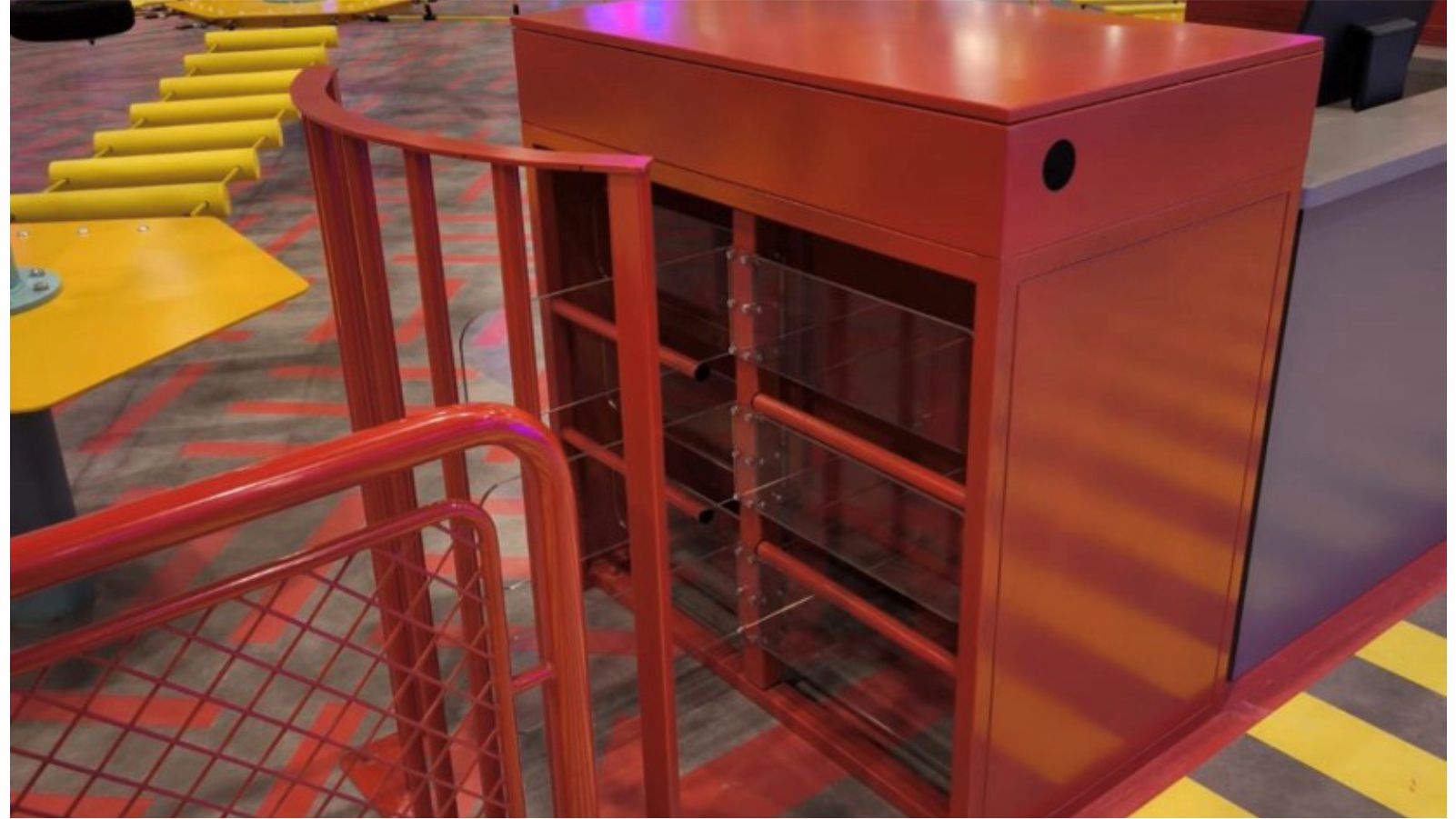 PLAY CENTER Children's Play Area Half-Height Turnstile Access Control Project